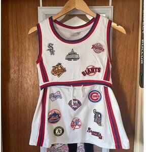 MLB 2 Piece Baseball Patch Set Tank Top & Skirt